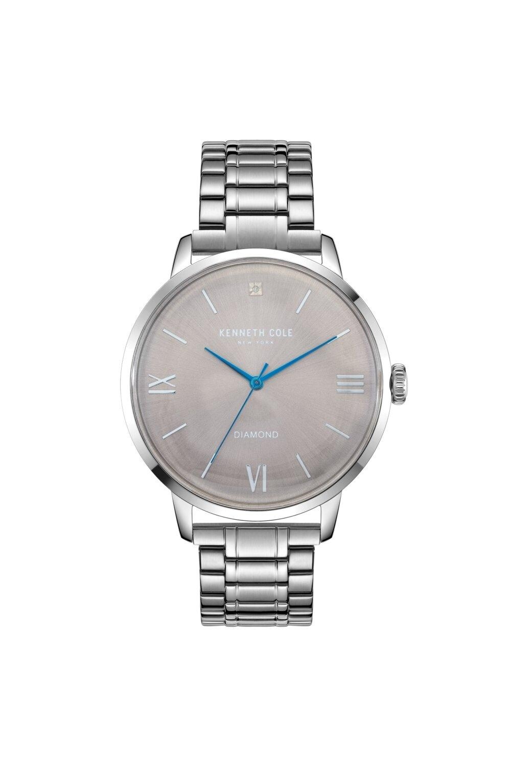 

Серые модные аналоговые кварцевые часы New York Dress — Kc51051001 Kenneth Cole, серый
