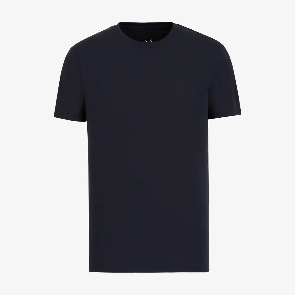 Футболка Armani Exchange Slim Fit Short Sleeve Pima Cotton, синий