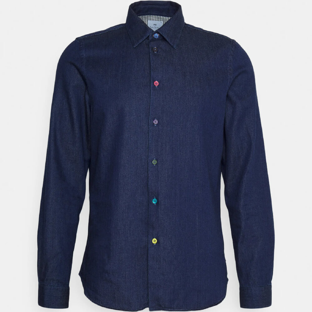 

Рубашка PS Paul Smith Tailored Fit, темно-синий