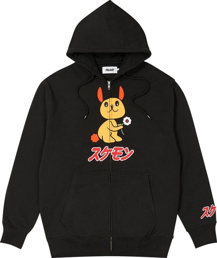 

Толстовка Palace Cute Zip Hood 'Black', черный