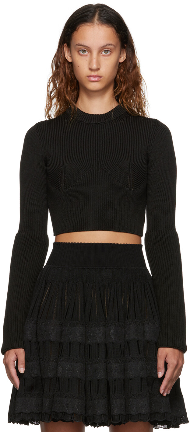 

Черный детройтский свитер ALAÏA