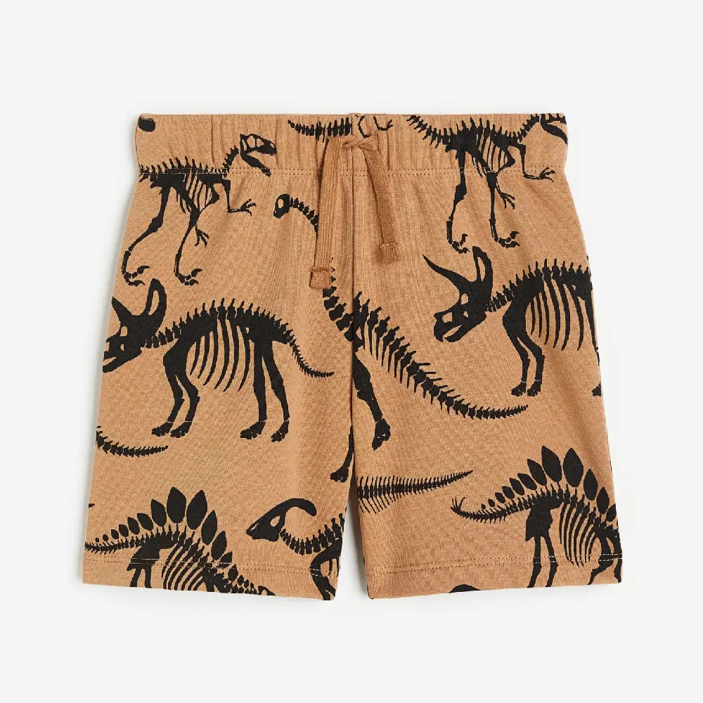 

Шорты H&M Kids Dinosaurs, темно-бежевый