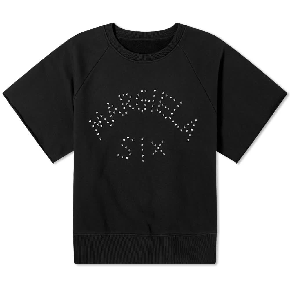 

Футболка MM6 Maison Margiela Short Sleeve Stud Logo Sweat, Черный