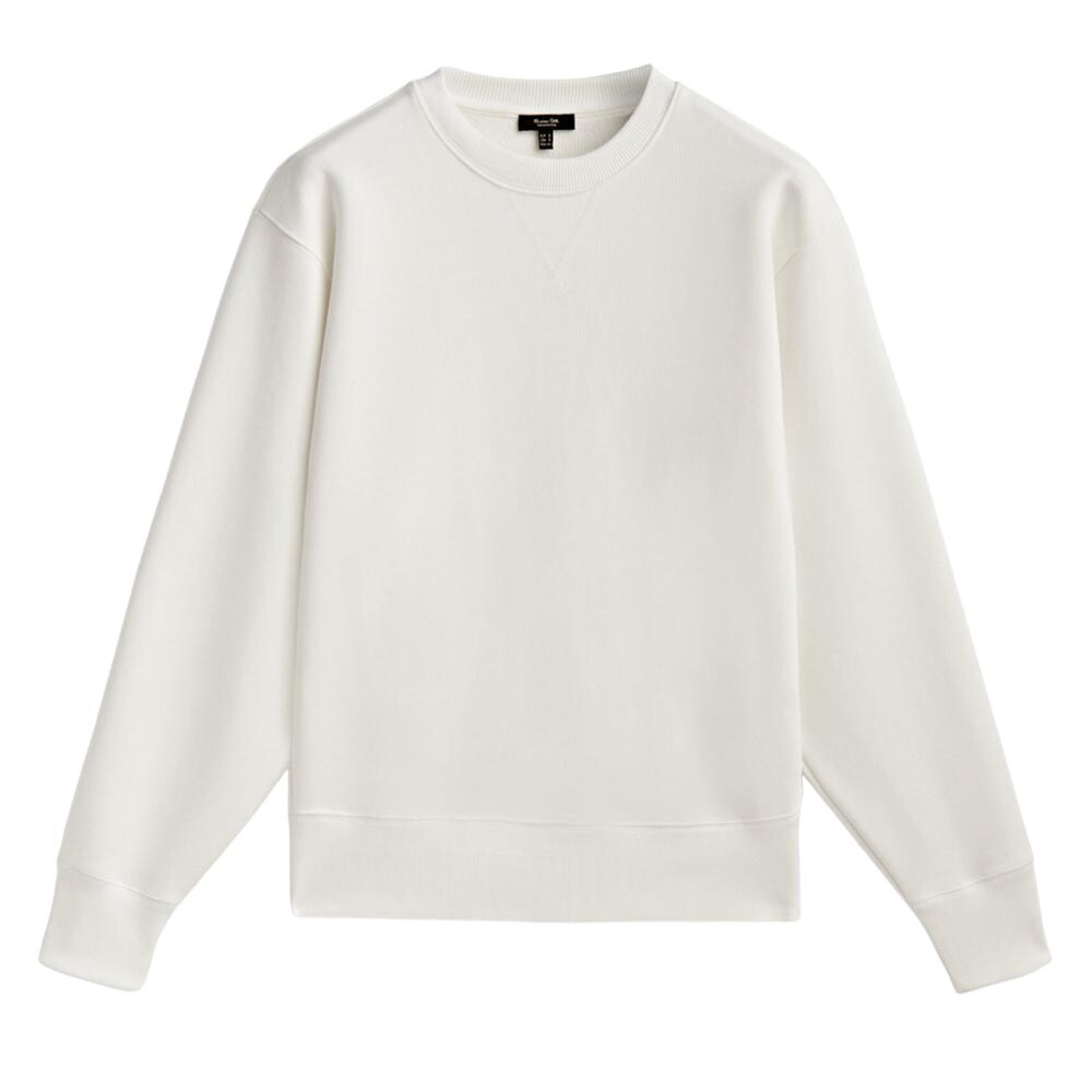 

Свитшот Massimo Dutti Long-sleeved Cotton, кремовый