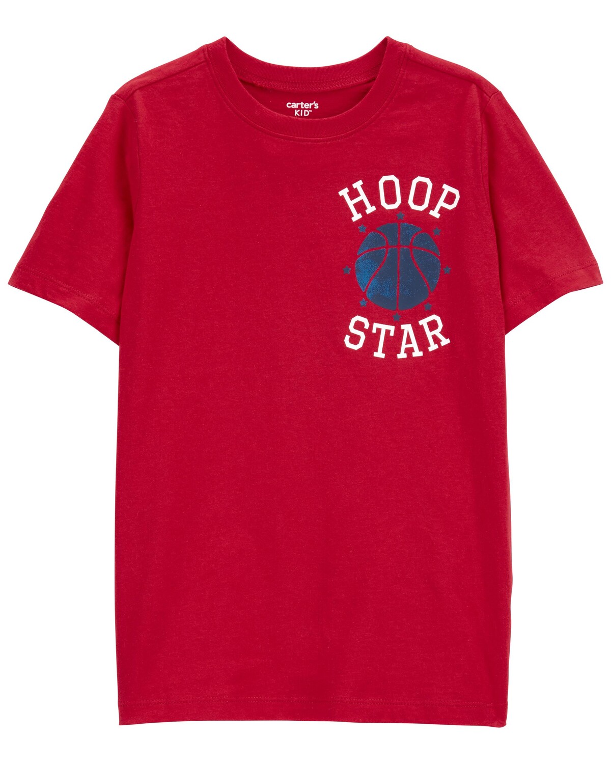 

Футболка Kid Hoop Star из джерси Carter's, красный