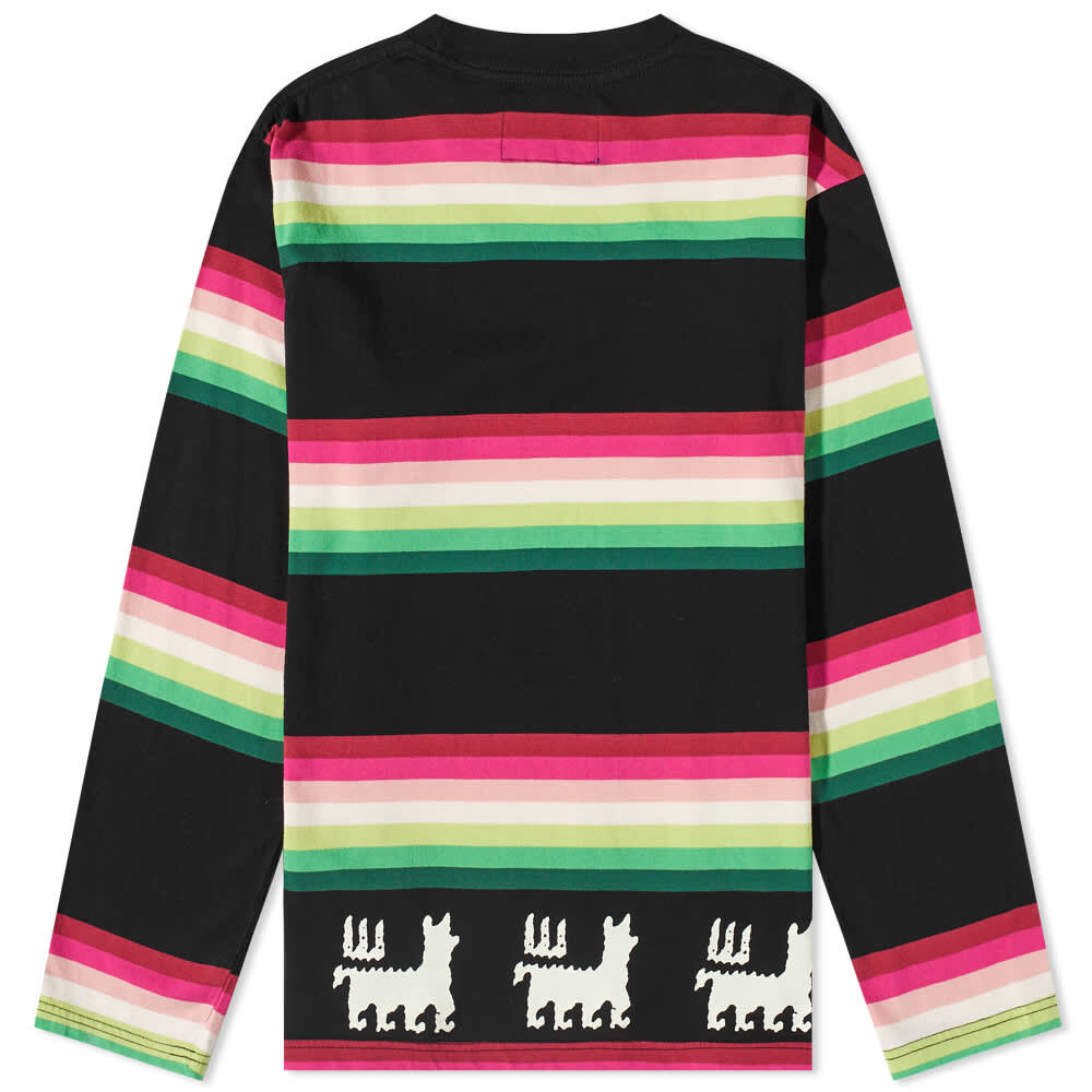 

Футболка Awake NY Long Sleeve Striped Llama Tee, Черный
