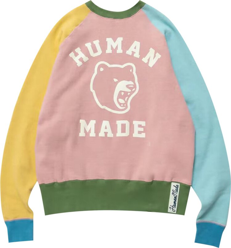 Толстовка Human Made Tsuriami Crazy Pastel Sweatshirt 'Pink', розовый худи human made tsuriami blue синий