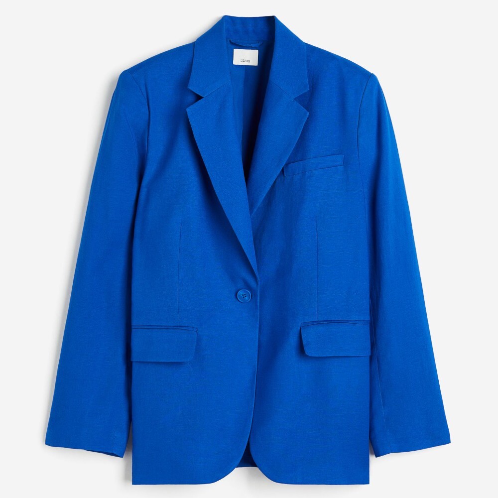 

Пиджак H&M Oversized, синий
