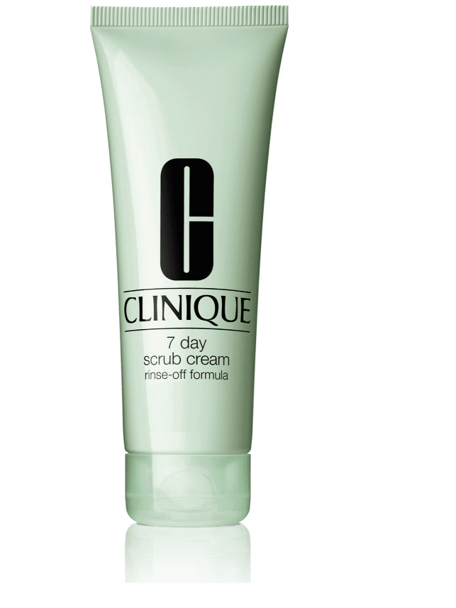 Скраб для лица Clinique 7 Day Scrub Cream, 100 мл мягкий отшелушивающий крем двойного действия cellcosmet