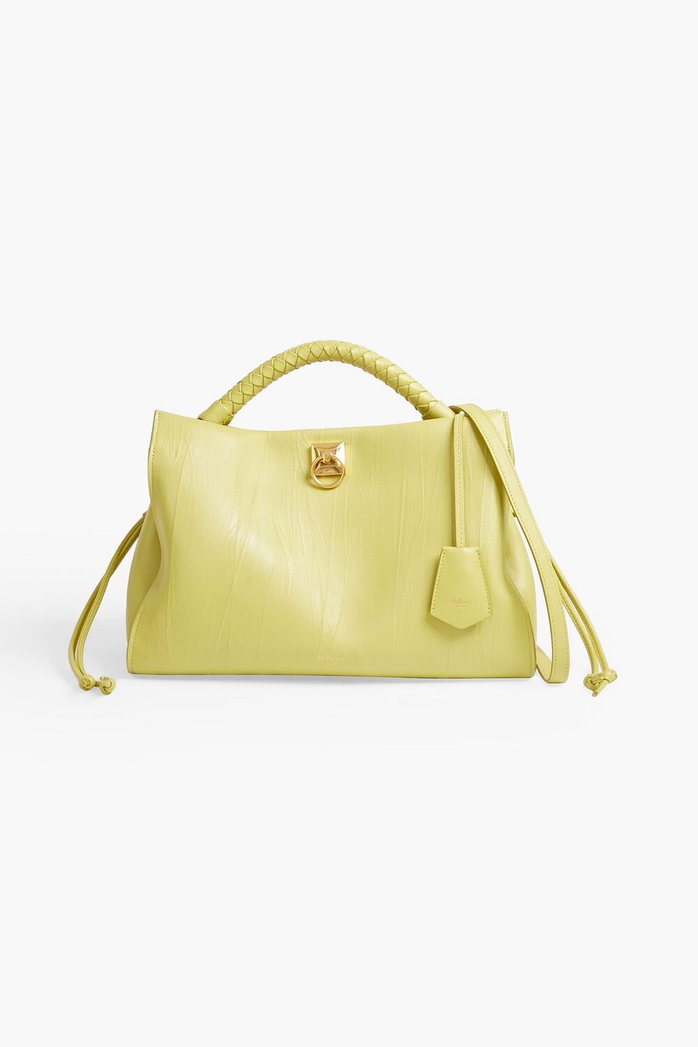 

Сумка-тоут Iris из мятой кожи MULBERRY, зеленый