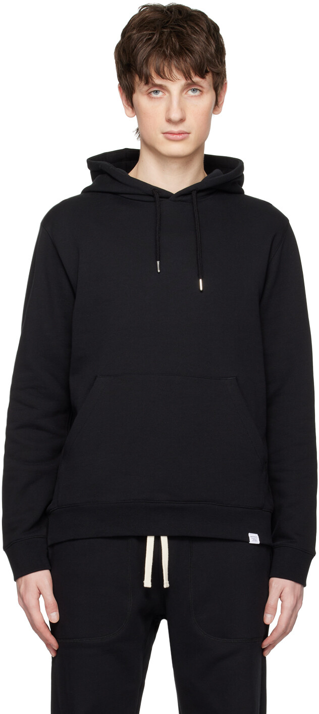 

Черная толстовка с капюшоном Vagn Norse Projects