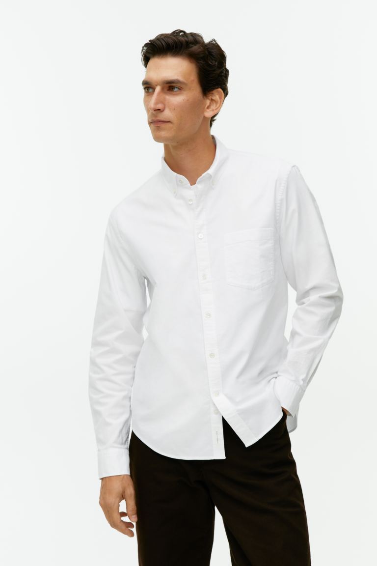Оксфордская рубашка ARKET платье рубашка arket белый
