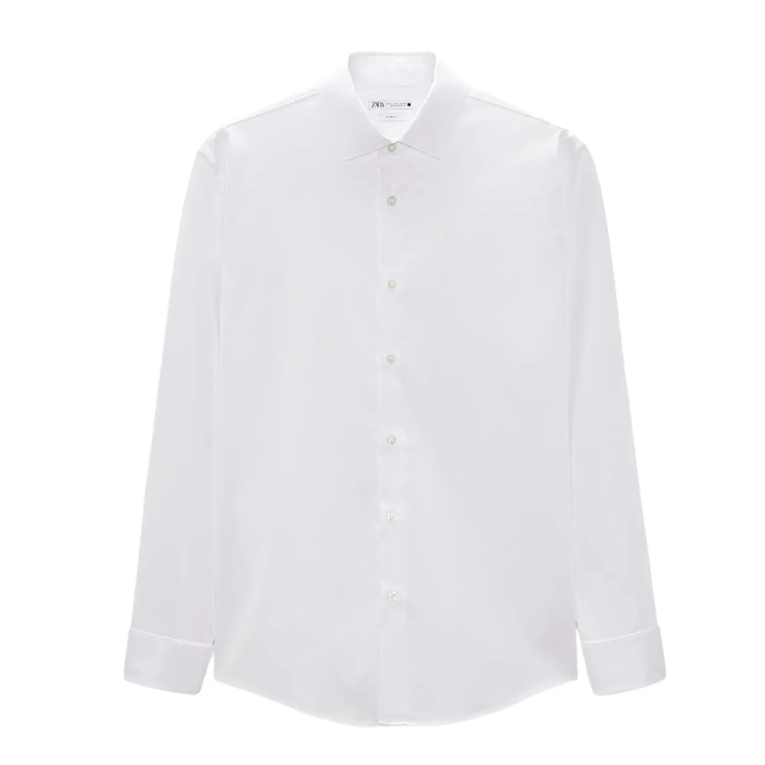 

Рубашка Zara Shirt With French Cuffs, белый
