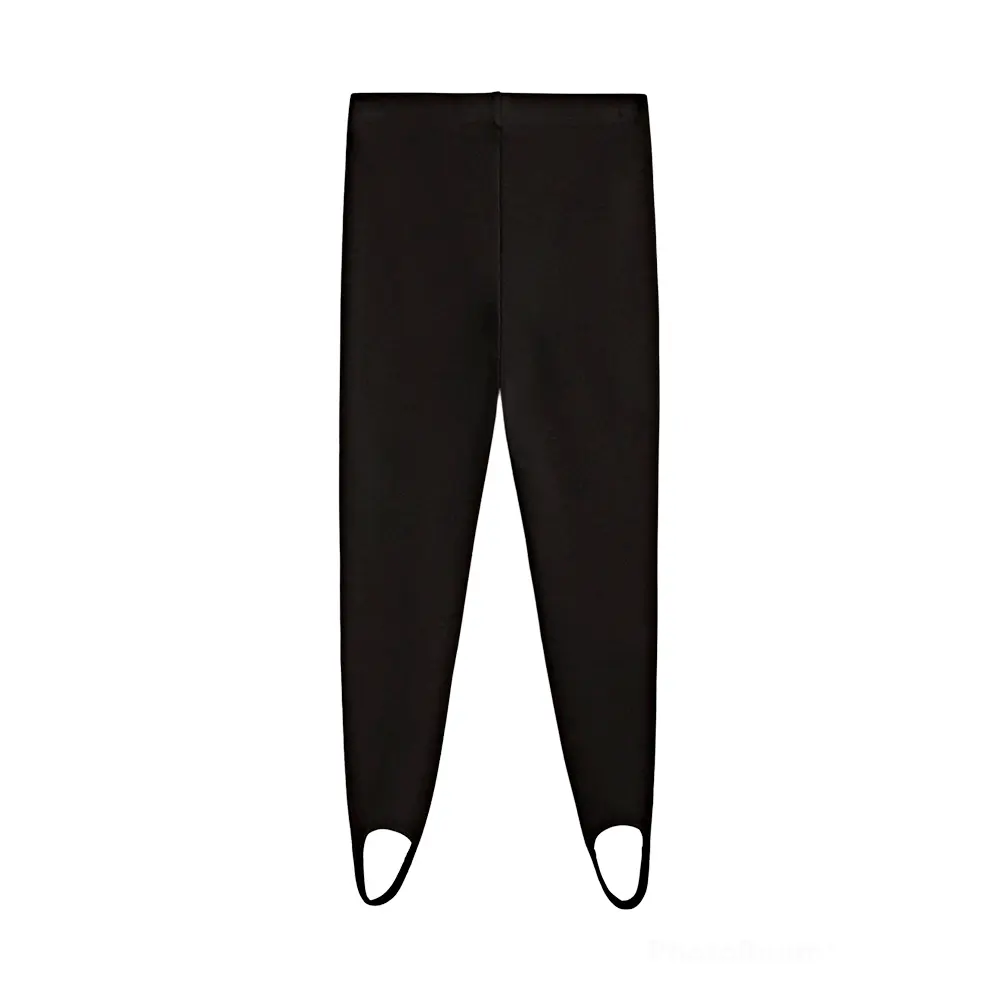 

Леггинсы Massimo Dutti Black Stirrup Leggings, черный