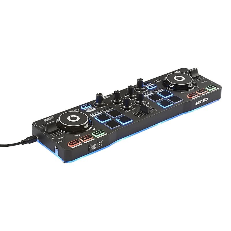 Hercules DJ Control Starlight 2 канальный dj контроллер hercules dj control air серии s dj control air s series 2 channel usb dj controller