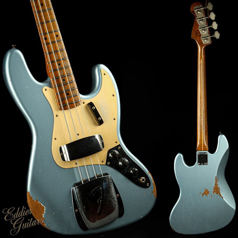 

Гитары Fender Eddie’s Exclusive Custom Shop 1964 Jazz Bass Heavy Relic — Ice Blue Metallic Eddie’s Guitars Exclusive Custom Shop 1964 Jazz Bass Heavy Relic – Ice Blue Metallic