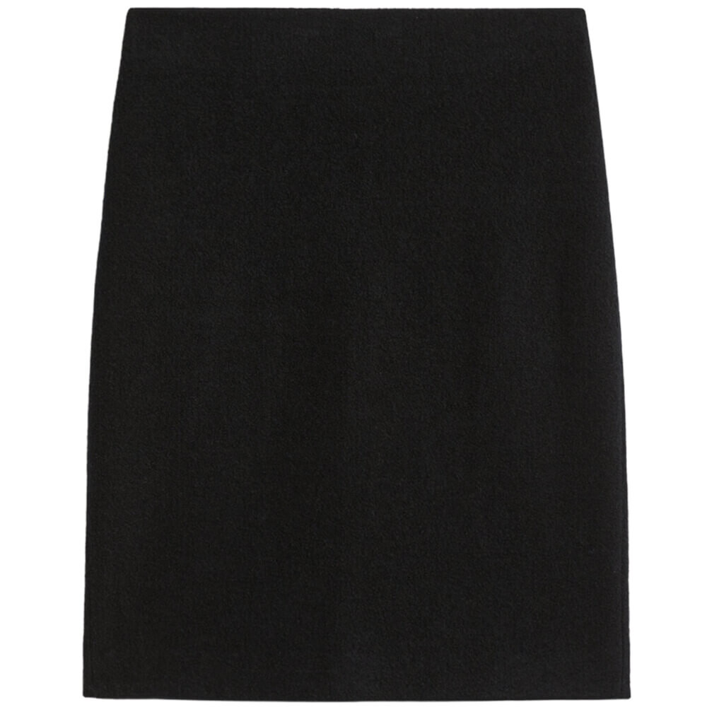 

Юбка Massimo Dutti Felt-effect Mini, черный