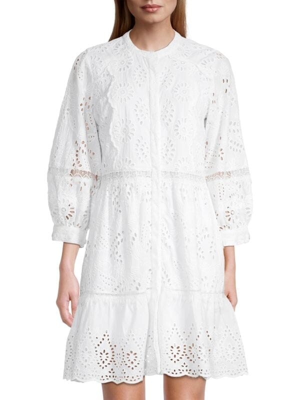 

Платье hailey с люверсами Kobi Halperin White