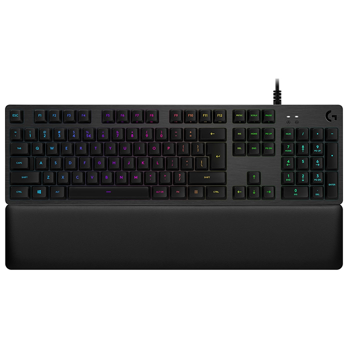 Игровая клавиатура Logitech G513 Carbon GX Blue 920 009329 клавиатура logitech rgb mechanical gaming keyboard g513 with gx brown switches tactile