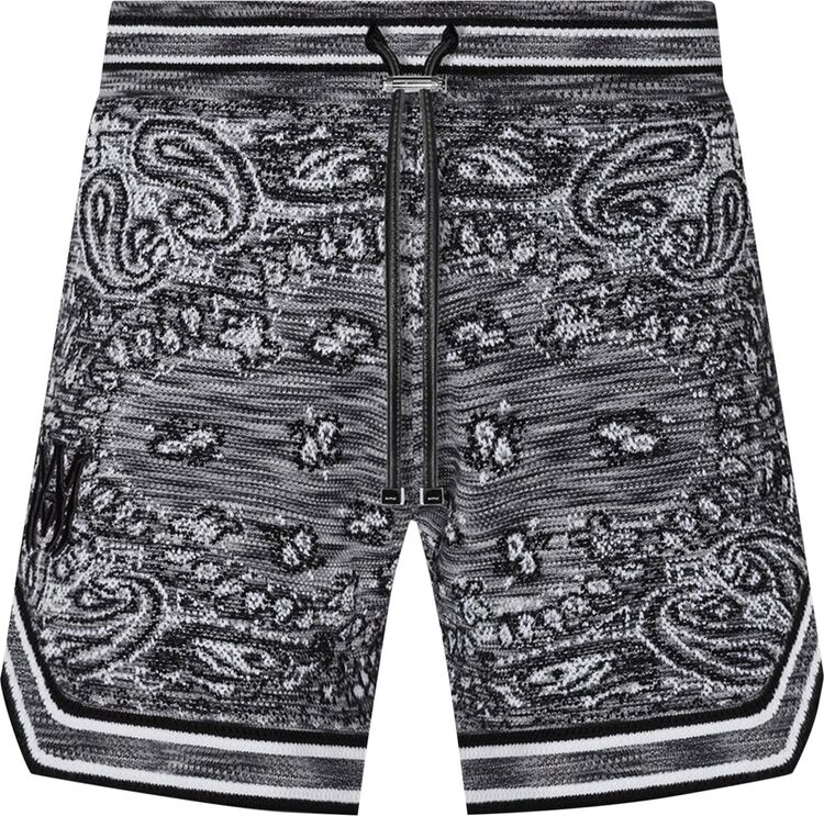 

Шорты Amiri Space Dye Bandana Shorts Black, черный