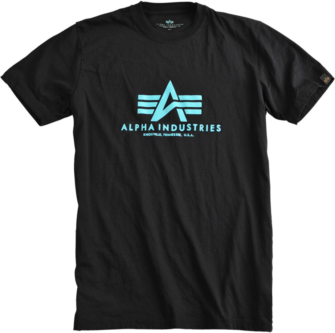 

Футболка Alpha Industries Basic, черно-синяя
