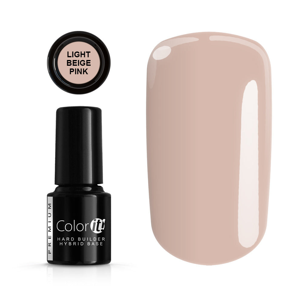 

Silcare Color It Premium Hard Builder Hybrid Base База для гибридного лака Светло-бежевый розовый 6г