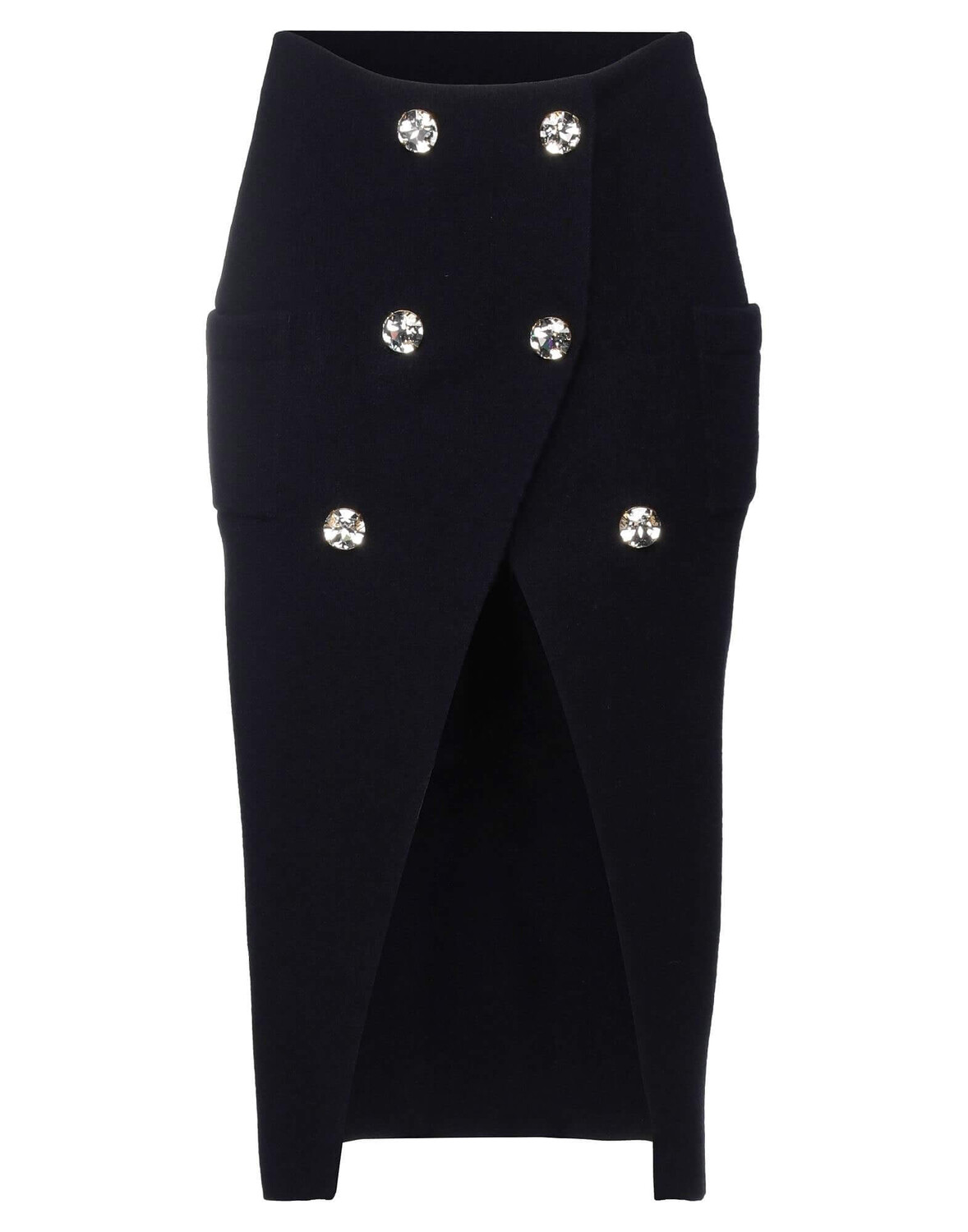 

Юбка Balmain Midi, темно-синий