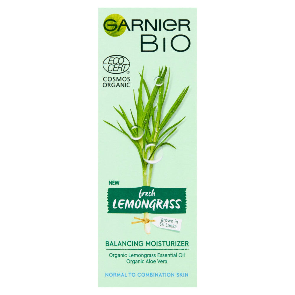 

Garnier Bio Fresh Lemongrass Balancing Moisturizer Cream увлажняющий крем для нормальной и комбинированной кожи 50мл