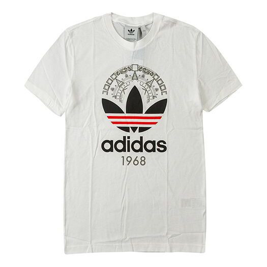 

Футболка Adidas originals Trefoil Tee Printing Casual Sports Short Sleeve White, Белый