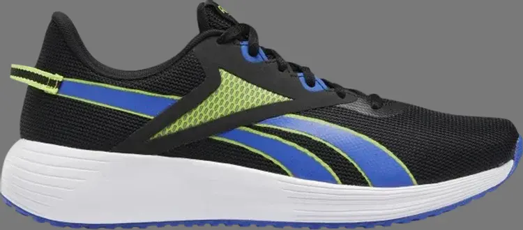 

Кроссовки lite plus 3 'black blue acid yellow' Reebok, черный