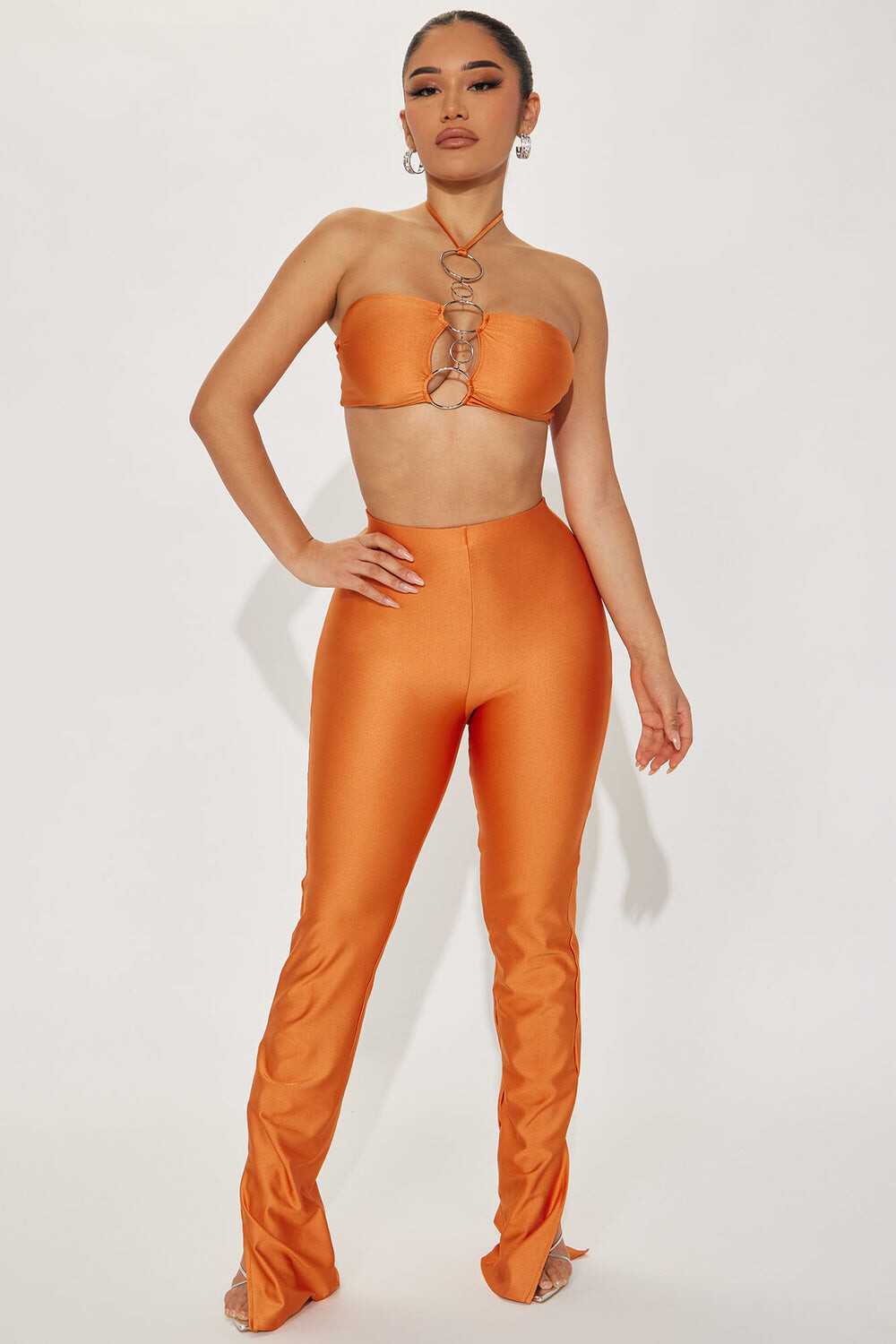 

Брюки Fashion Nova NAF1370, ржавчина, Серый