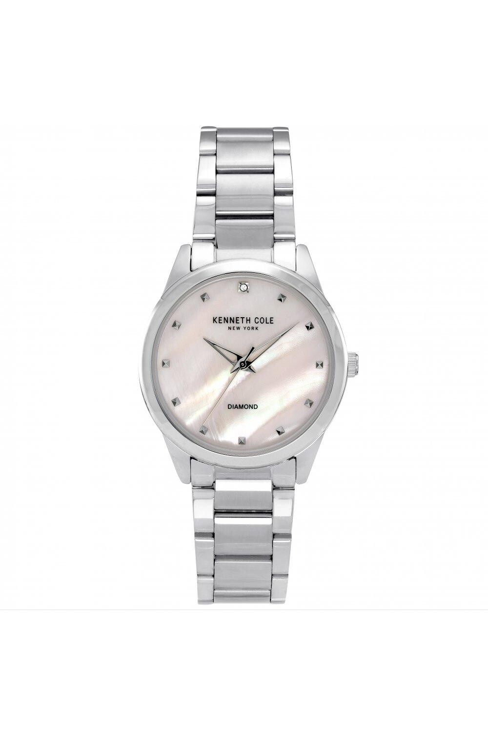 

Современные повседневные модные аналоговые кварцевые часы - Kc50938003 Kenneth Cole, белый