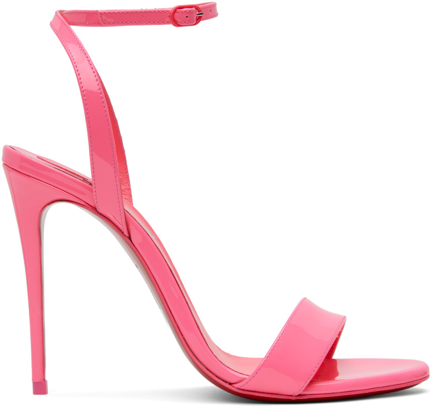 

Розовые босоножки на каблуке Loubigirl 100 Christian Louboutin