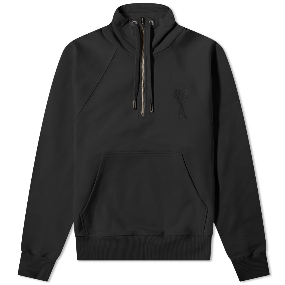 

Толстовка AMI Tonal Heart Half Zip Sweat