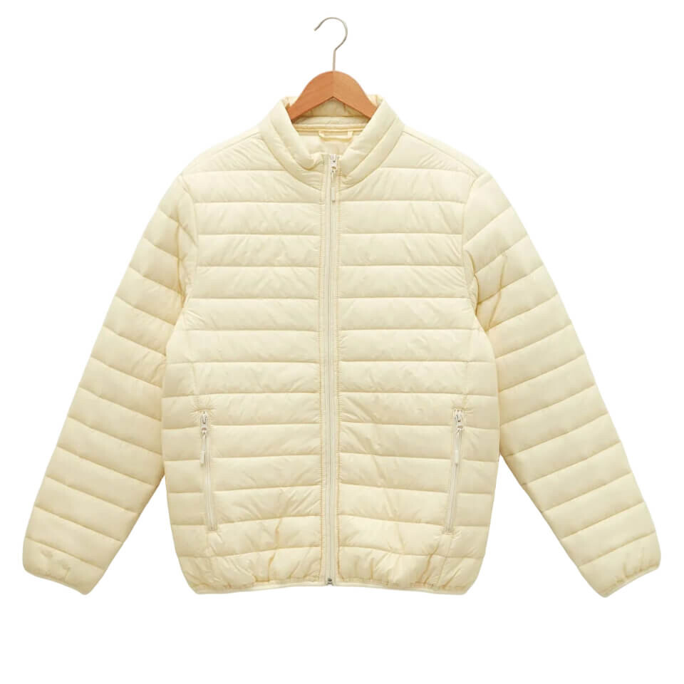 

Куртка LC Waikiki Classic Standard Pattern Upright Collar, светло-бежевый