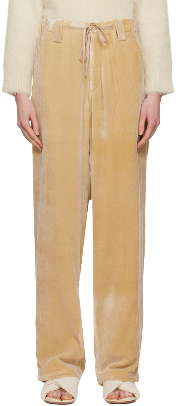 

Бежевые брюки для отдыха Le Papier 'Le Pantalon Taiolo' Jacquemus, Бежевый