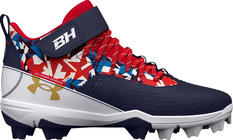 

Бутсы Under Armour Harper 7 Mid RM GS USA, синий