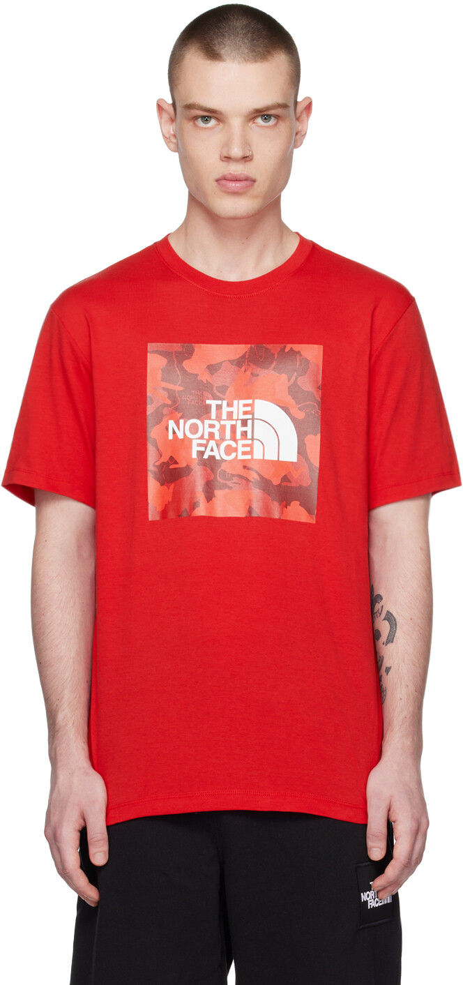 

Красная футболка с лунным Новым годом The North Face, Красный
