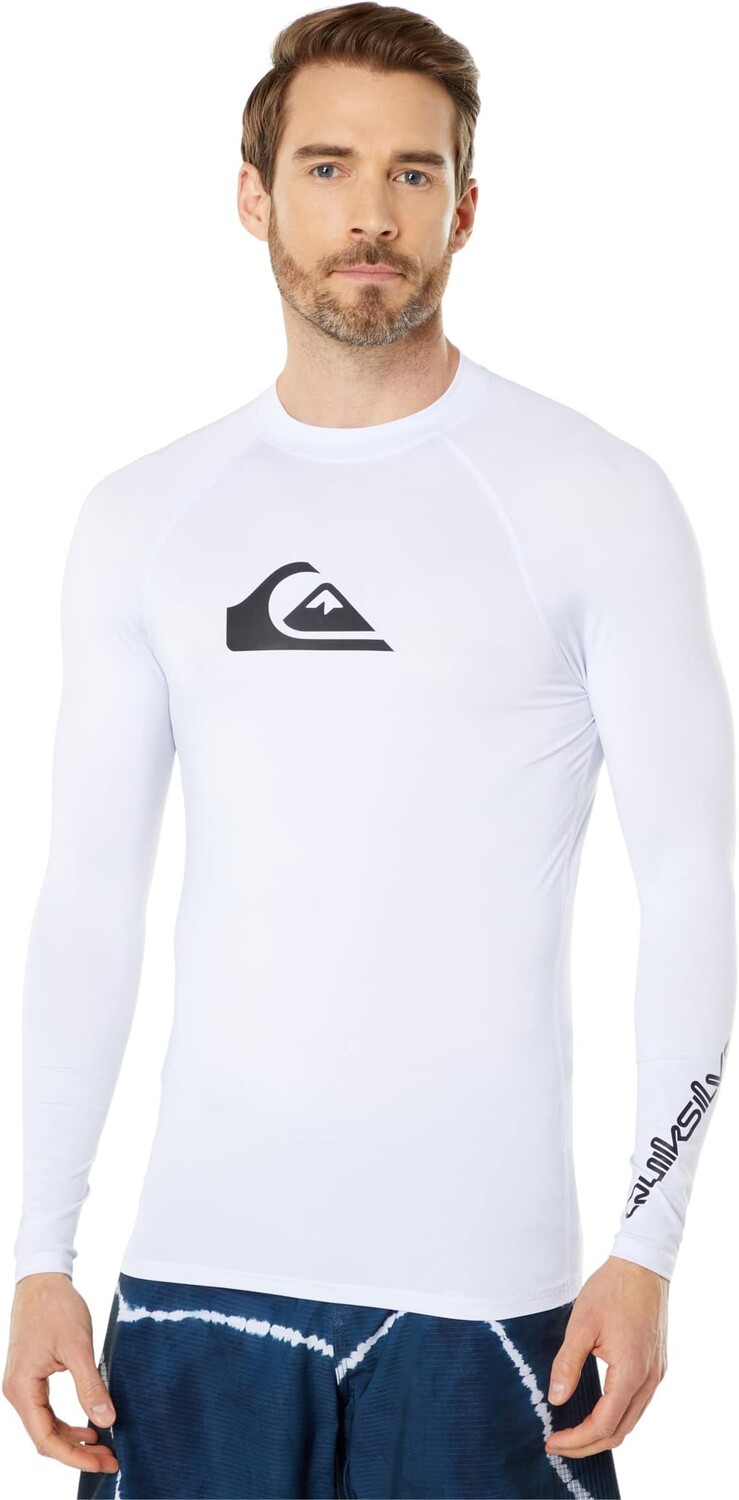 

Рашгард All Time с длинными рукавами Quiksilver, белый