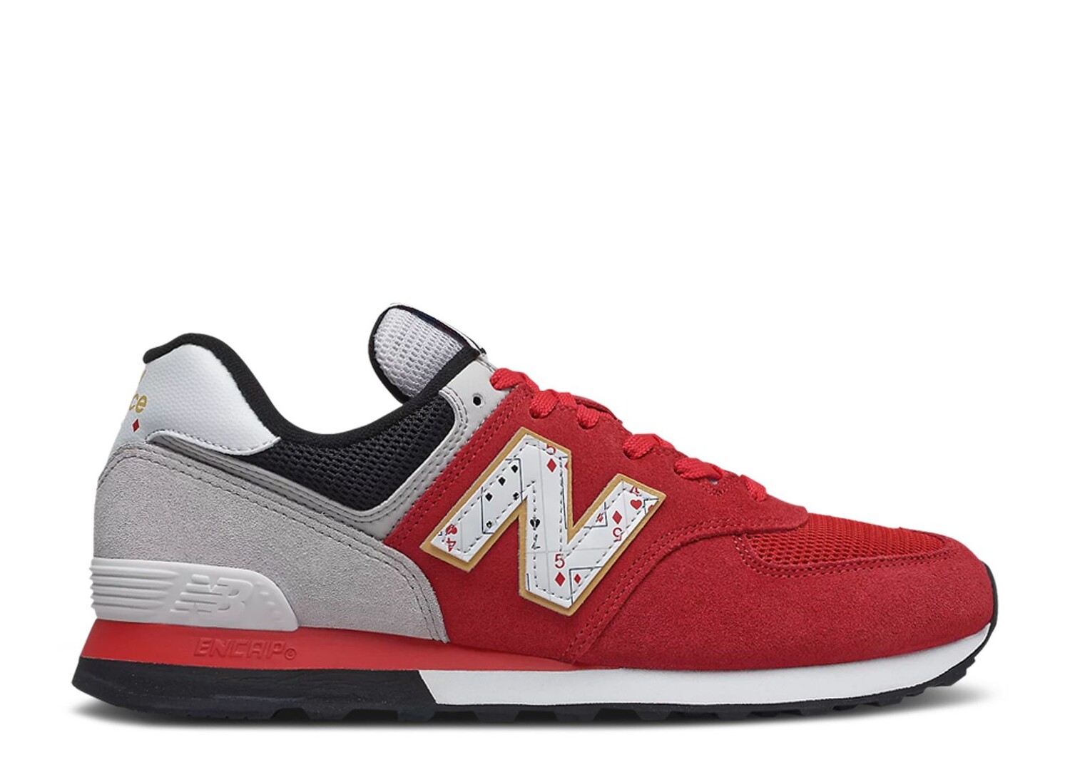 

Кроссовки New Balance 574 'Playing Card - Red Summer Fog', красный