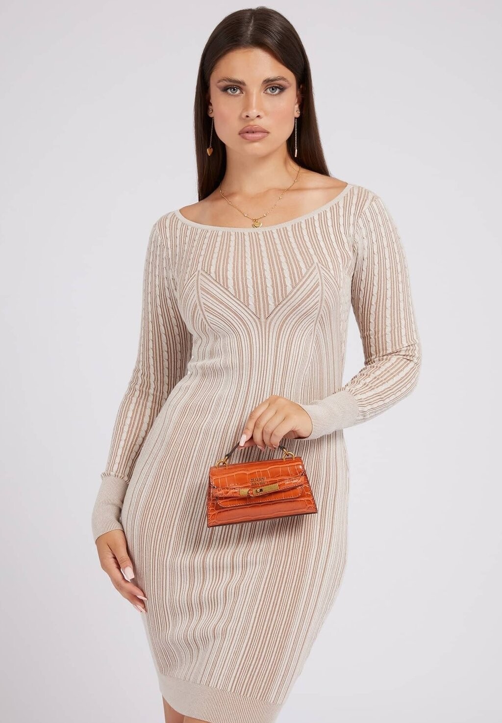 

Сумка Guess, коричневый