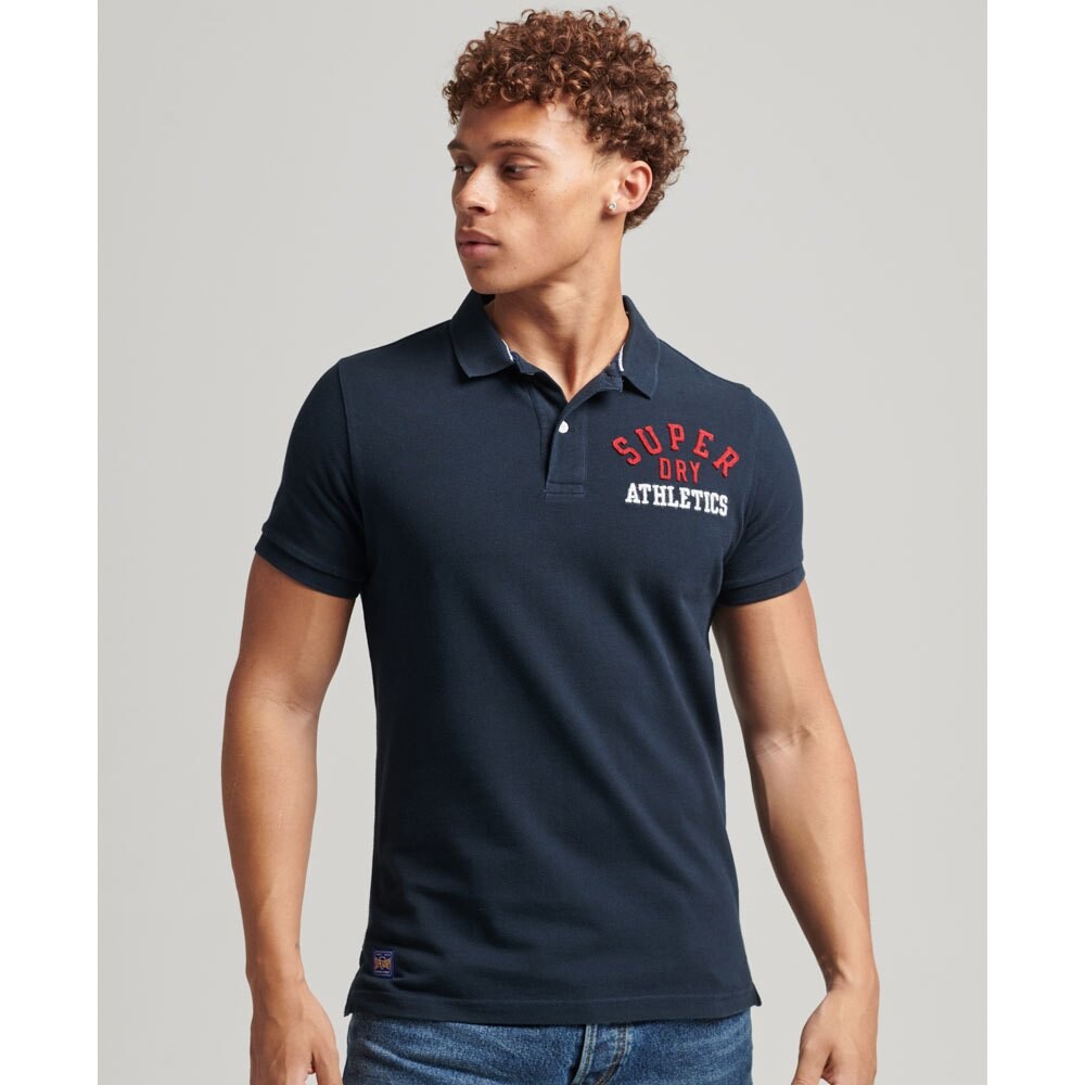

Поло Superdry Vintage Superstate, синий