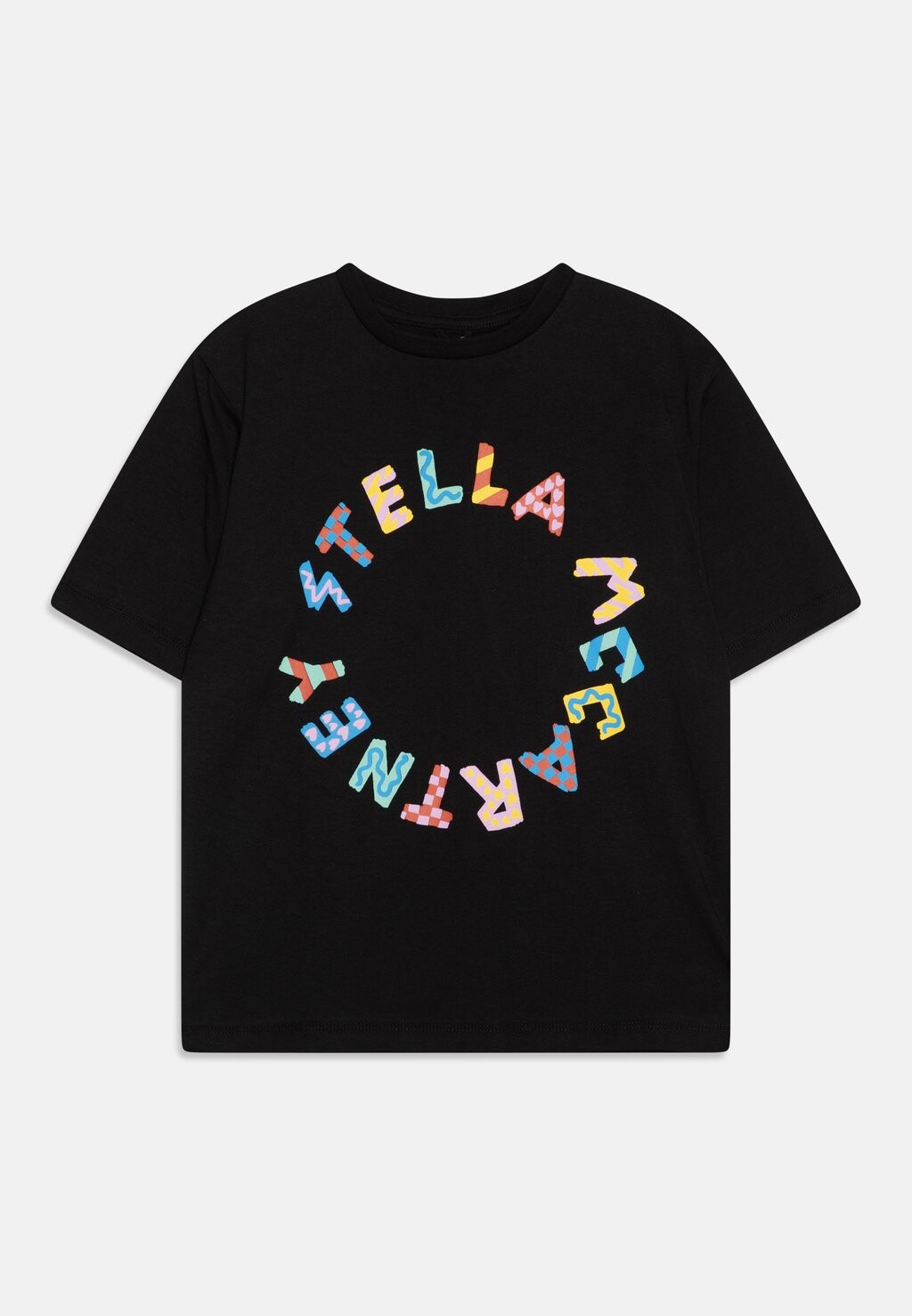 

Футболка с принтом GIRL Stella McCartney Kids, цвет black