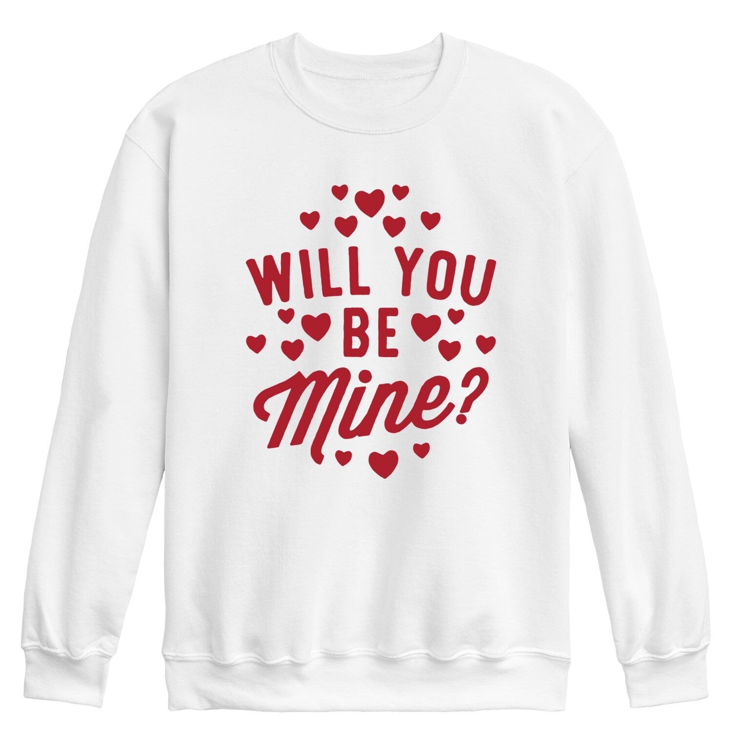 

Мужской свитшот Will You Be Mine Licensed Character