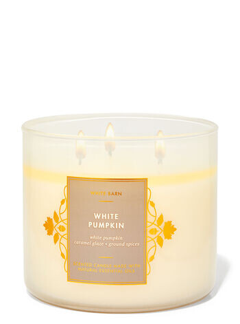 

Свеча с 3 фитилями White Pumpkin, 14.5 oz / 411 g, Bath and Body Works