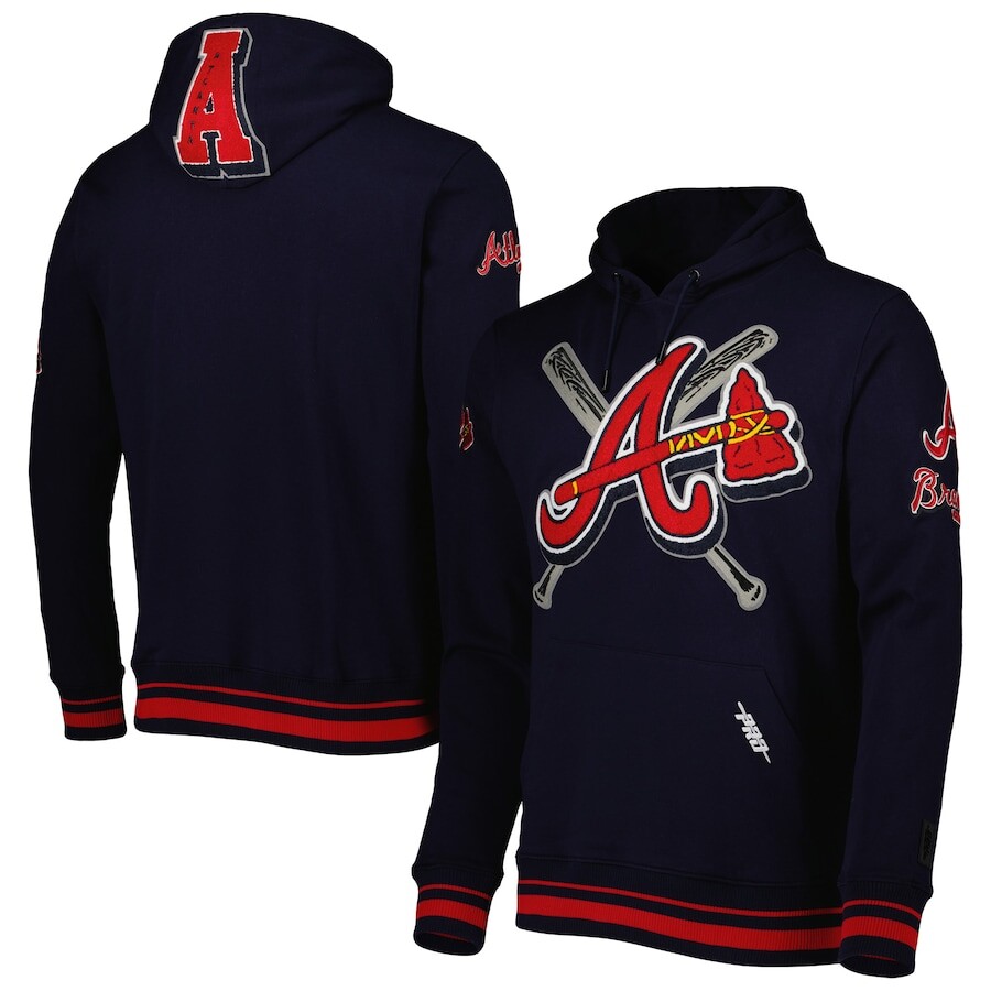 

Пуловер с капюшоном Pro Standard Atlanta Braves, нави