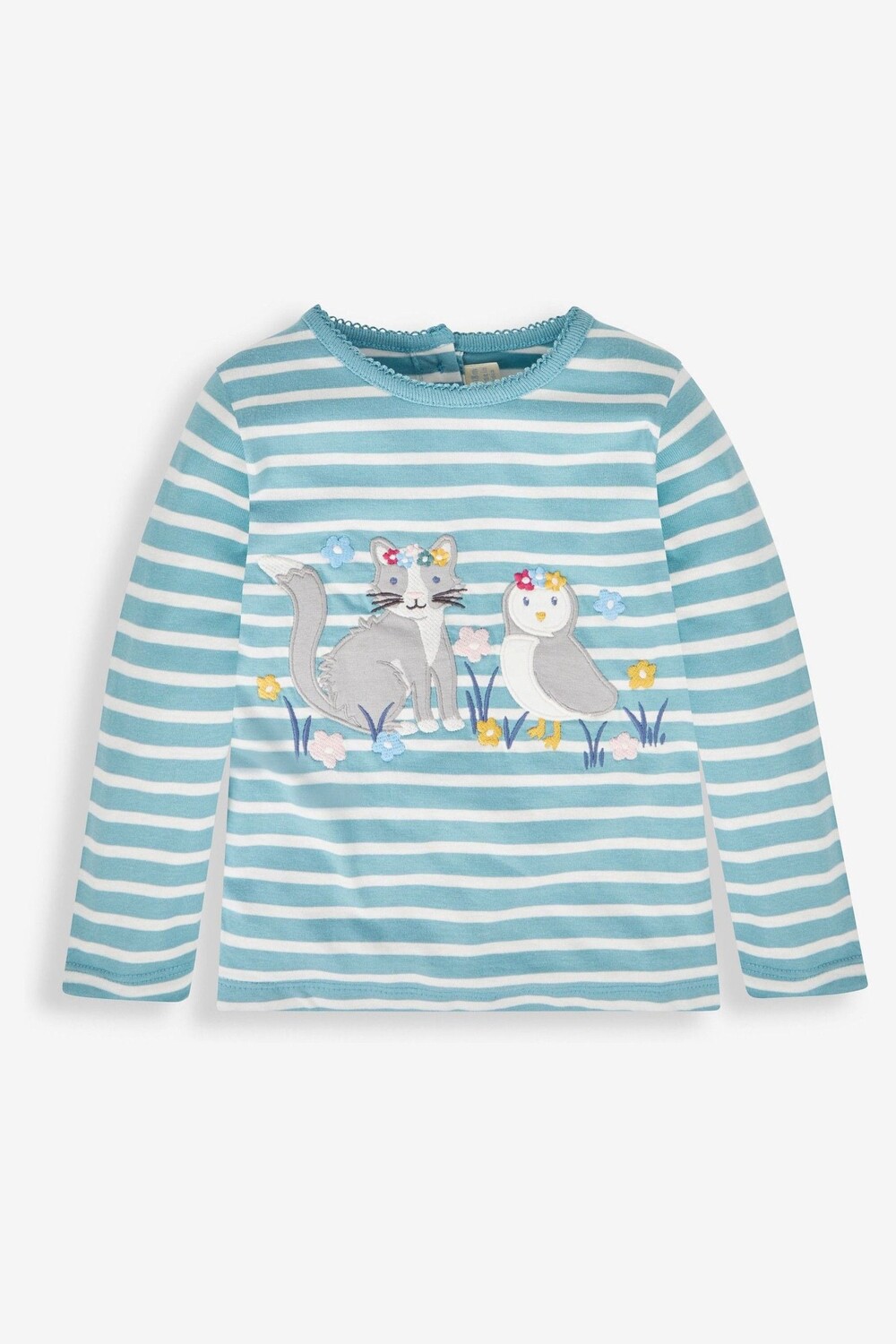 

Топ JoJo Maman Bébé с аппликацией в виде совы и кошки Jojo Maman Bébé