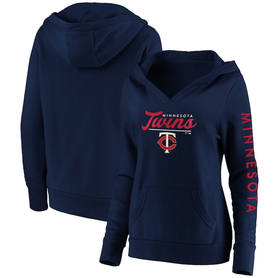 

Пуловер с капюшоном Fanatics Branded Minnesota Twins, нави