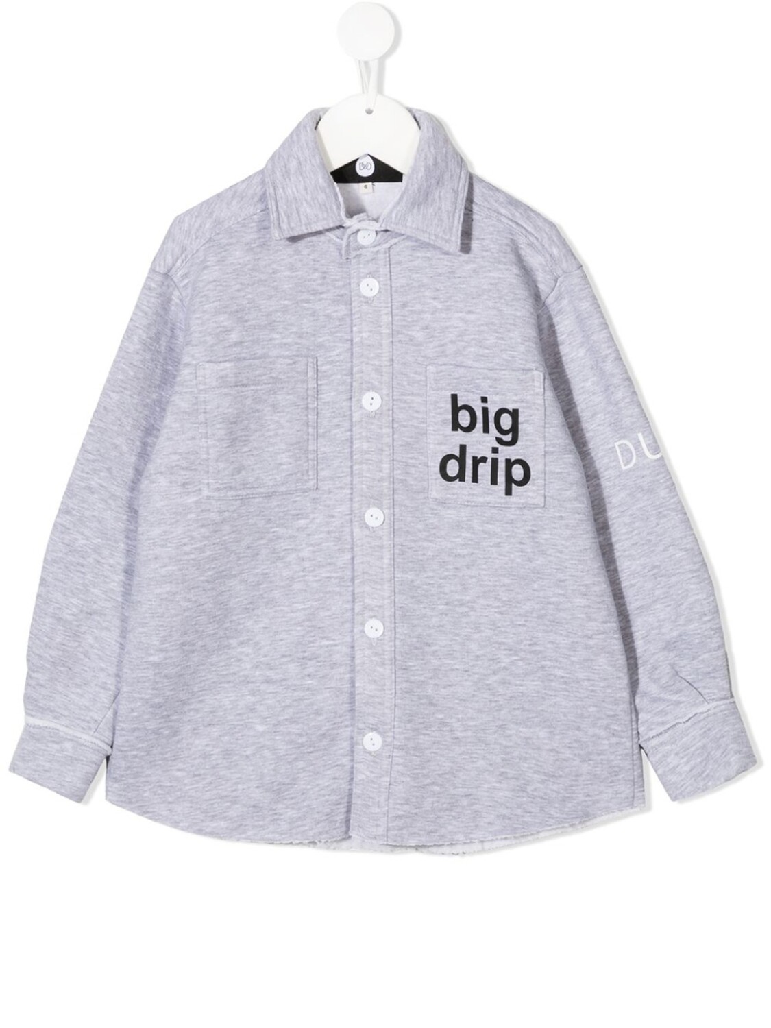 

Duoltd рубашка Big Drop с длинными рукавами, серый