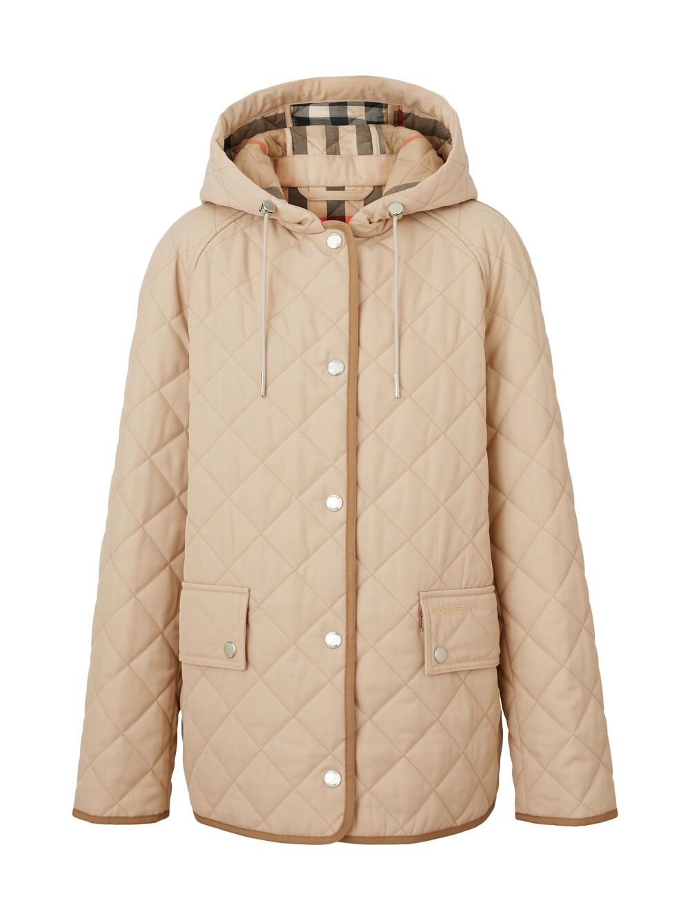 

Стеганая куртка Meddon Burberry, Серый